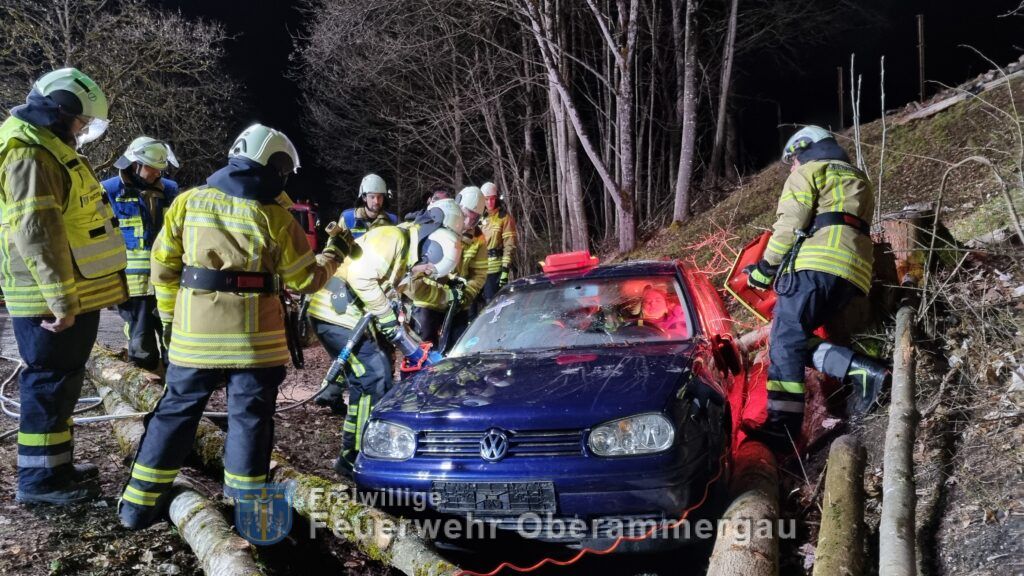 Einsatzübung Feuerwehr, Kein Notfall !!! Feuerwehr Oberammergau